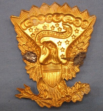 US Civil War Army Enlisted Hardee Hat Insignia — image 3