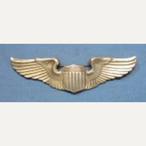 US WWII USAAF Pilot Wings, Pinback, Sterling, Amcraft Mfg.