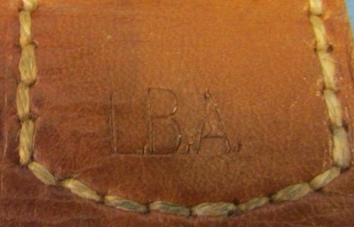  German WWII Luftwaffe Pebbled Aluminum Enlisted Buckle & Leather Tab, 1938 — image 4