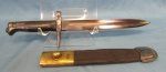 Italian M1871/16 Bayonet, Brescia Arsenal, Long Locking Spring
