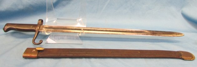  Italian M1871 Vetterli Bayonet, Full Length Blade, Long Spring — image 5