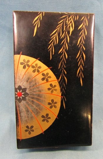  Japanese Pre WWII Lacquered Box for Golden Kite Medal — image 2