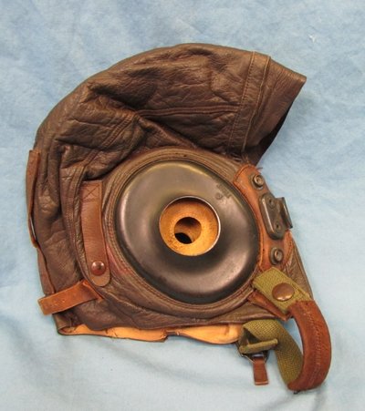  US WWII Army Air Force Flight Helmet, Type A-11, Size Medium — image 4