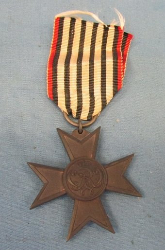  German WWI Prussian War Service Medal & Ribbon — image 2