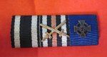 German WWI-WWII 3 Place Ribbon Bar