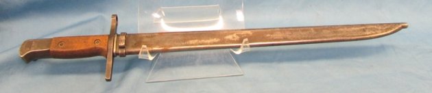  Japanese WWII Type 30 Bayonet, Hikari Seiki, Tokyo Hourglass — image 2