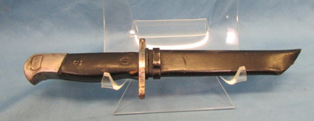 Japanese WWII Type 30 Bayonet, GI Modified Fighting Knife — image 2