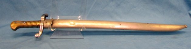  French 19th Century Mle1842 Bayonet, German Mfg, S&K — image 2