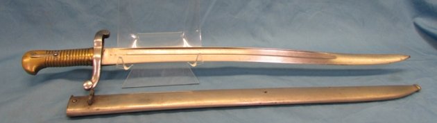  French 19th Century Mle1842 Bayonet, German Mfg, S&K — image 4