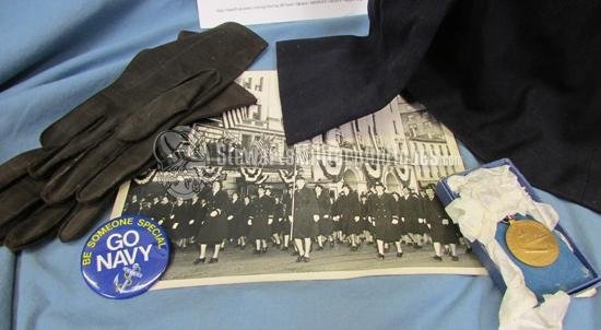  US WWII-Cold War Named Navy WAVE Grouping, Named Good Conduct Medal, DogTags etc. — image 7