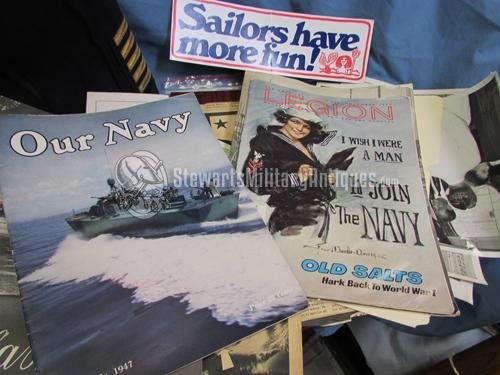  US WWII-Cold War Named Navy WAVE Grouping, Named Good Conduct Medal, DogTags etc. — image 9