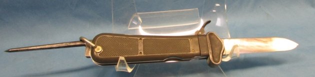  German Cold War Era Bundeswehr Gravity Knife, Take Down Type — image 5