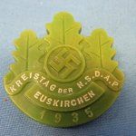 German WWII 1935 Euskirchen Kreistag Tinnie