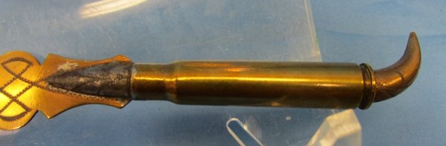  French WWI Trench Art Letter Opener, Somme 1917 — image 5