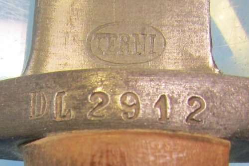  Italian WWII M1891 Carcano Bayonet & Frog — image 5