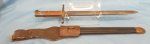 Italian WWII M1891 Carcano Bayonet & Frog