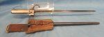 French WWI 1886 Lebel Bayonet and Frog
