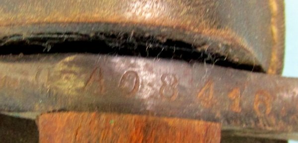  Italian WWII Type 91 Carcano Bayonet & Frog — image 3