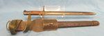 Italian WWII Type 91 Carcano Bayonet & Frog