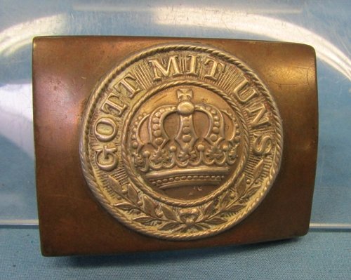  German WWI Era M1895 Prussian Enlisted Buckle — image 2
