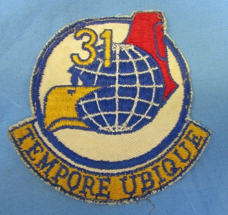 US Vietnam War Jacket Insignia, 31st Squadron Tempore Ubique — image 2