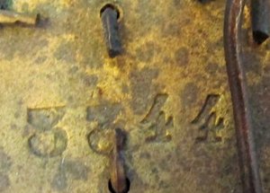  Spanish Falangist Milicias Breast Badge, Enameled, Numbered 3344 — image 4