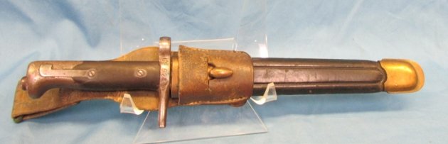  Italian M1871/16 Bayonet Terni Arsenal & Frog — image 2