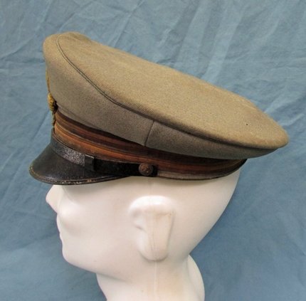  Italian WWII Army Officers Motor Transport Visor Hat — image 4