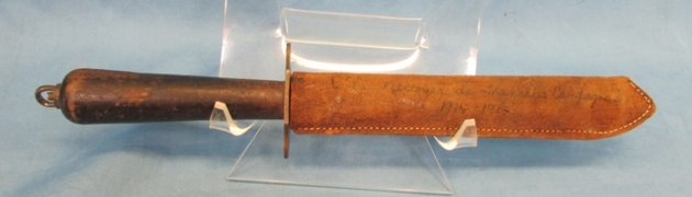  French WWI Fighting Knife & Sheath — image 2