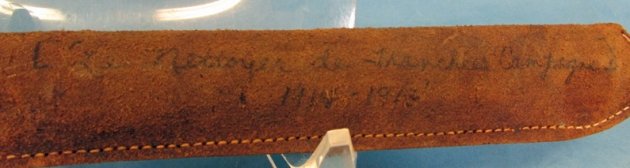  French WWI Fighting Knife & Sheath — image 3