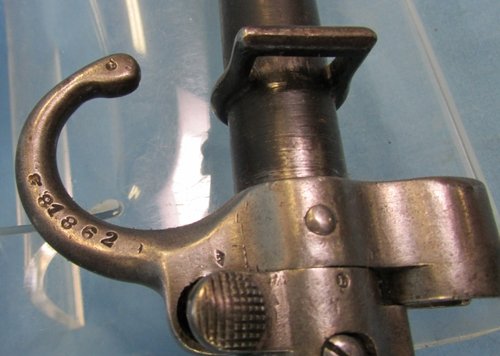  French WWI, Polish Marked 1886/1916 Lebel Bayonet, 1st Model Grip — image 3