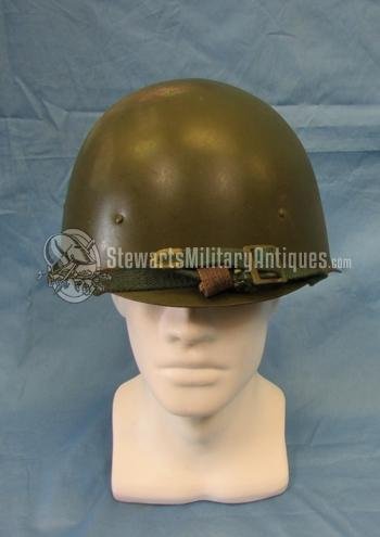  Soviet Postwar WWII Ssh40 Pattern Helmet, Complete, 1948 Dated — image 2