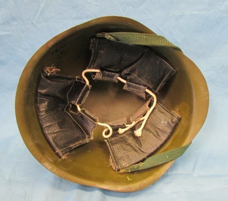  Soviet Postwar WWII Ssh40 Pattern Helmet, Complete, 1948 Dated — image 4