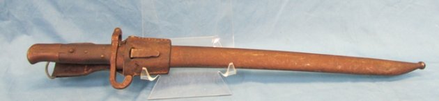  Austrian M1867/73 Werndl Rifle Bayonet & Scabbard — image 2