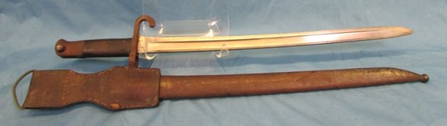  Austrian M1867/73 Werndl Rifle Bayonet & Scabbard — image 6