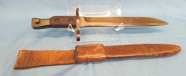 Canadian WWI 2nd Model Ross Rifle Bayonet & US Marked Scabbard — image 5