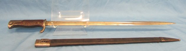  German Mfg, Peruvian M1909 S98 Bayonet, Simson & Co. Suhl — image 4