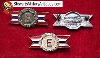 US WWII Army/Navy Production Award, Sterling Silver — image 3