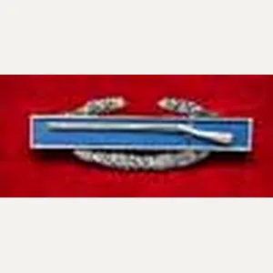US WWII Pattern Sterling Silver Combat Infantry Badge