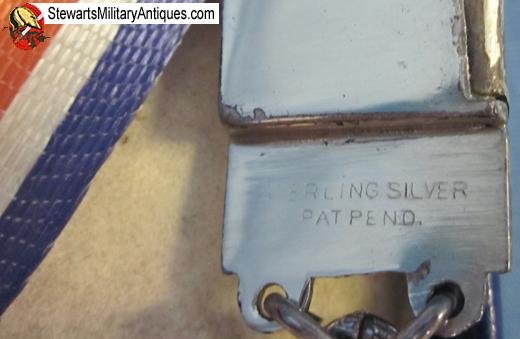 US WWII, Luke Field Arizona USAAC Sterling Bracelet, Original Box — image 7