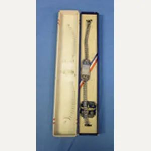 US WWII, Luke Field Arizona USAAC Sterling Bracelet, Original Box