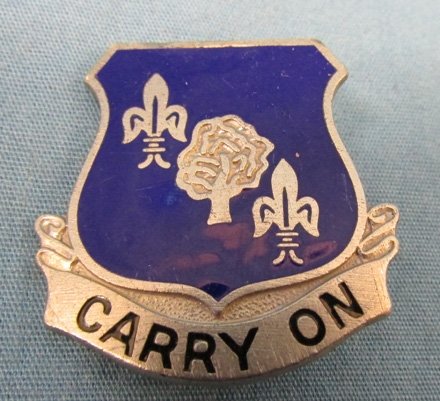 US WWII 359th Infantry Regiment DI, Sterling, Pinback — image 2