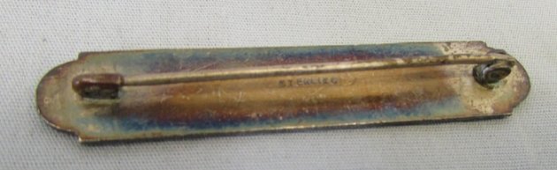 US 1885-1921 Pattern Marksman Badge, Sterling Marked — image 3