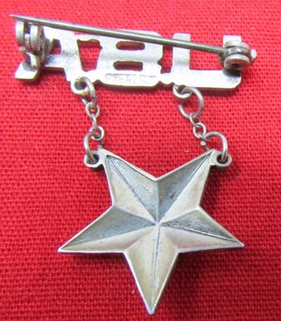 US WWII, Brigadier General Sweetheart Pin, Sterling — image 3