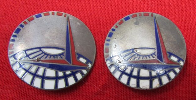 US WWII Air Transport Command DI's, Sterling, Pinback, LeVelle Mfg. — image 2