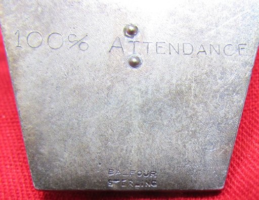 US Pre WWII, PNG 28th Division Special Troops Badge, Sterling, Balfour Mfg. — image 4