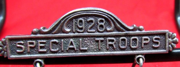 US Pre WWII, PNG 28th Division Special Troops Badge, Sterling, Balfour Mfg. — image 6