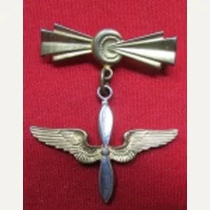 US WWII Aircorps Sweetheart Pin, Sterling Marked