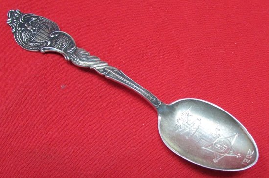 US Post Civil War, GAR Souvenir Spoon, Sterling, 36th Encampment Washington DC 1902 — image 2
