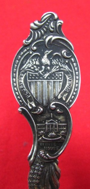 US Post Civil War, GAR Souvenir Spoon, Sterling, 36th Encampment Washington DC 1902 — image 3